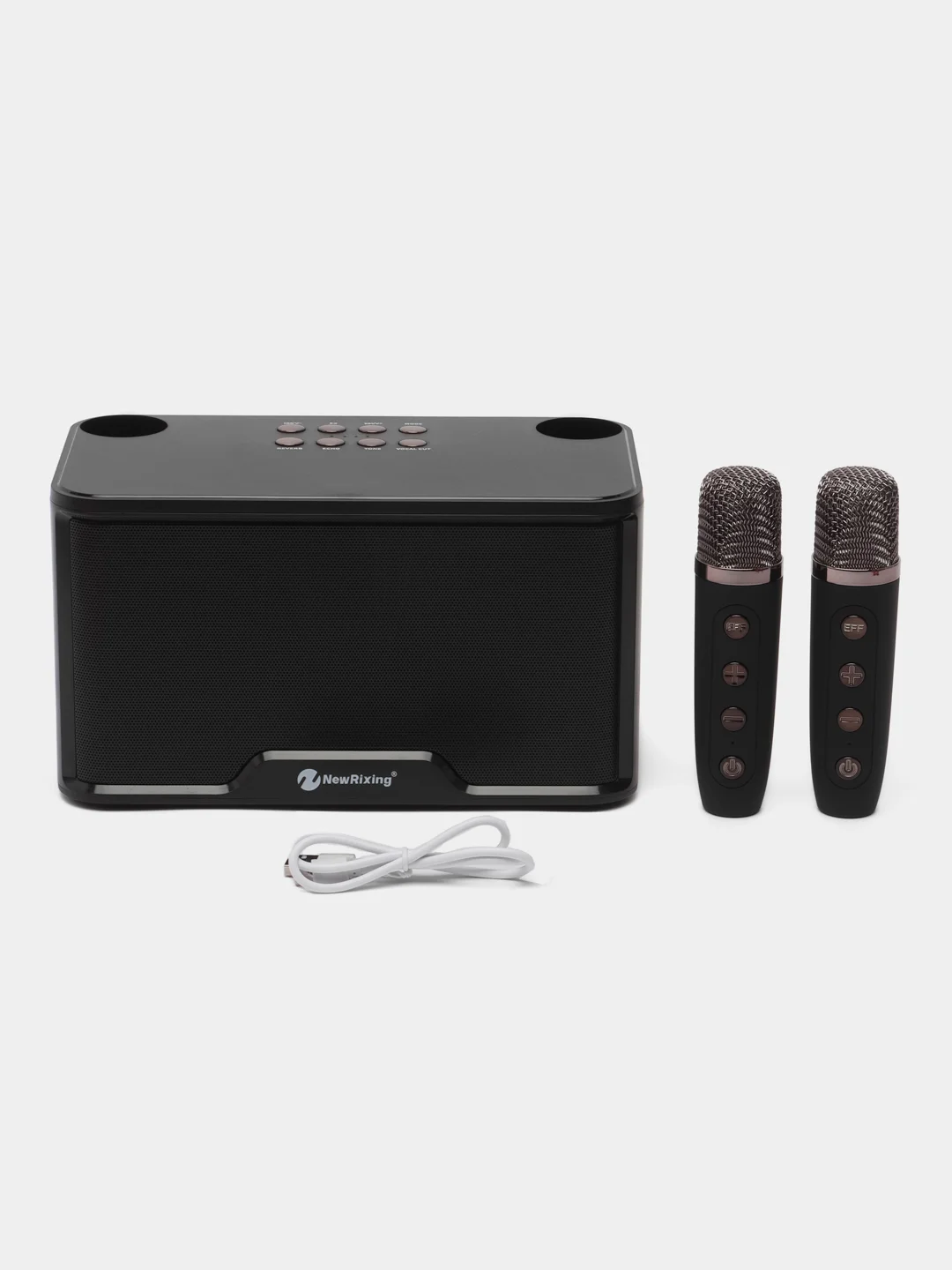 Музыкальная bluetooth колонка, караоке система для дома с микрофонами