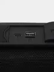 Черный музыкальная bluetooth колонка, караоке система для дома с микрофоном