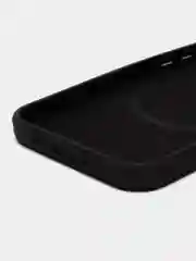 Черный чехол MagSafe (Магсейф) для телефона iPhone (Айфон) 12, 12 Pro, силиконовый