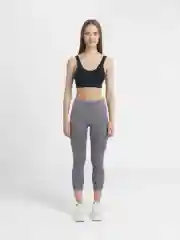 Серый металлик спортивные женские лосины для фитнеса