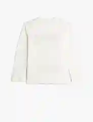 Белый лонгслив для мальчика KOTON хлопковый