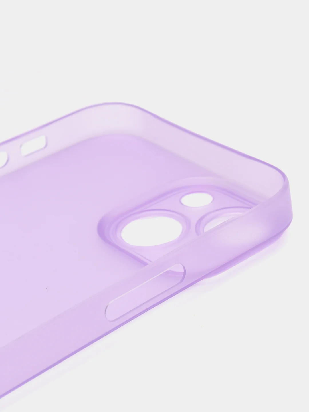 Сиреневый ультратонкий чехол для iPhone 13mini, хрупкий тонкий