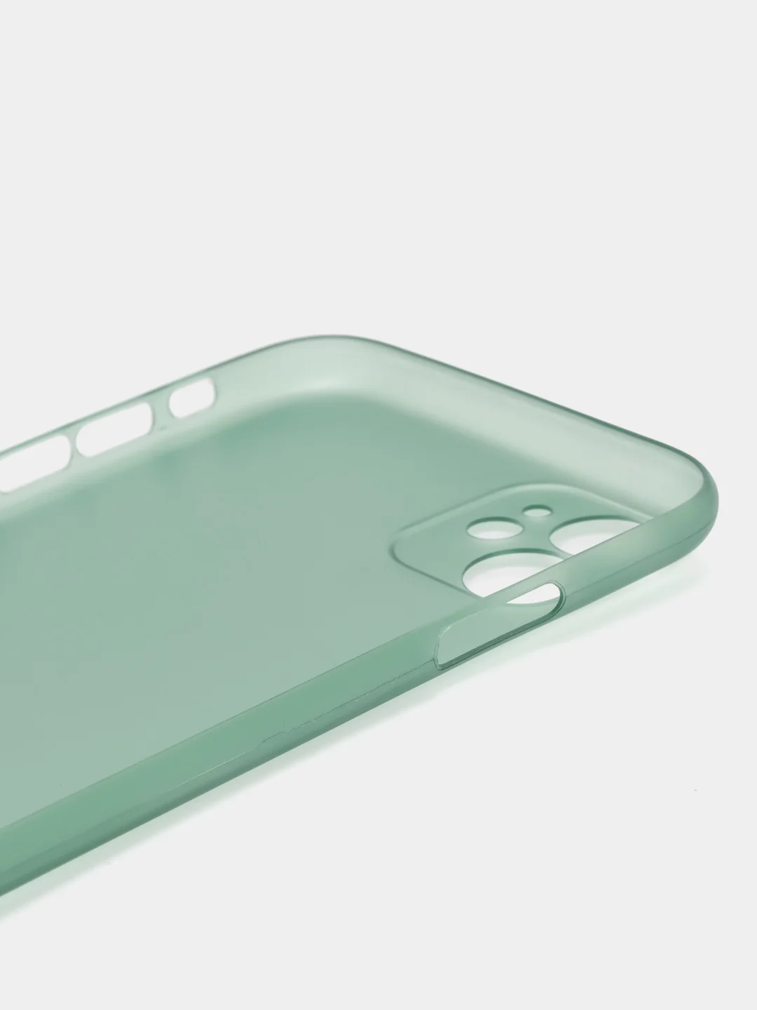 Зеленый ультратонкий чехол для iPhone 11, хрупкий, тонкий