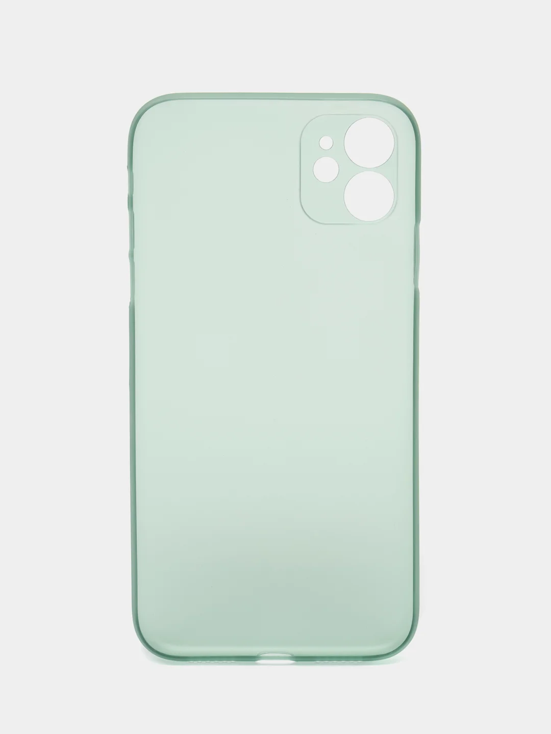 Зеленый ультратонкий чехол для iPhone 11, хрупкий, тонкий