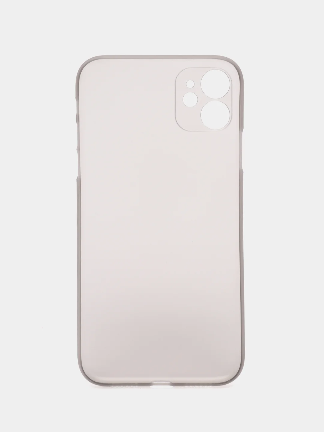 Серый ультратонкий чехол для iPhone 11, хрупкий, тонкий