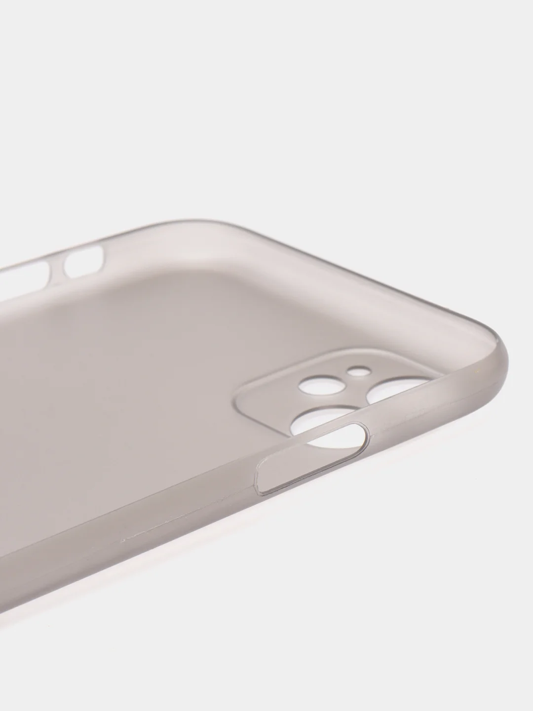 Серый ультратонкий чехол для iPhone 11, хрупкий, тонкий