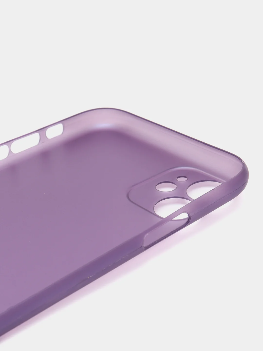 Фиолетовый ультратонкий чехол для iPhone 11, хрупкий, тонкий