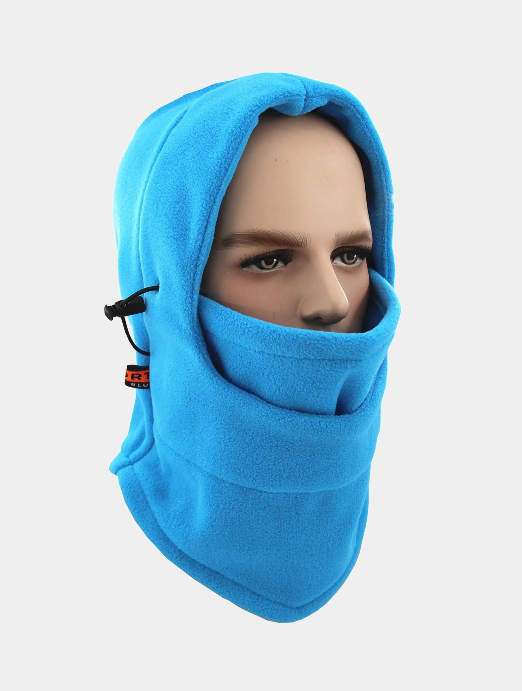 Бирюзовый балаклава, шлем, капюшон флисовый, шапка спортивная