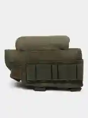 Зеленый патронташ на приклад ружья, дробовика, карабина, автомата на 7 патронов