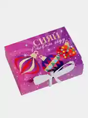 Коробка "Сияй в новом году", 16.5 *12.5 *5 см