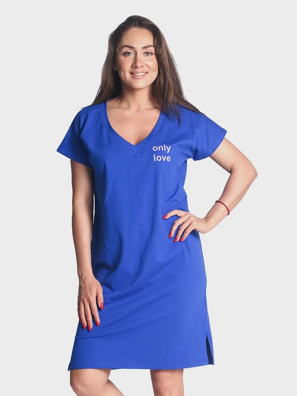 Платье женское only love КЛП1469П8 васильковый, KLERY