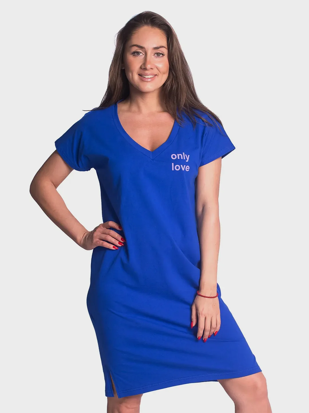 Платье женское only love КЛП1469П8 васильковый, KLERY