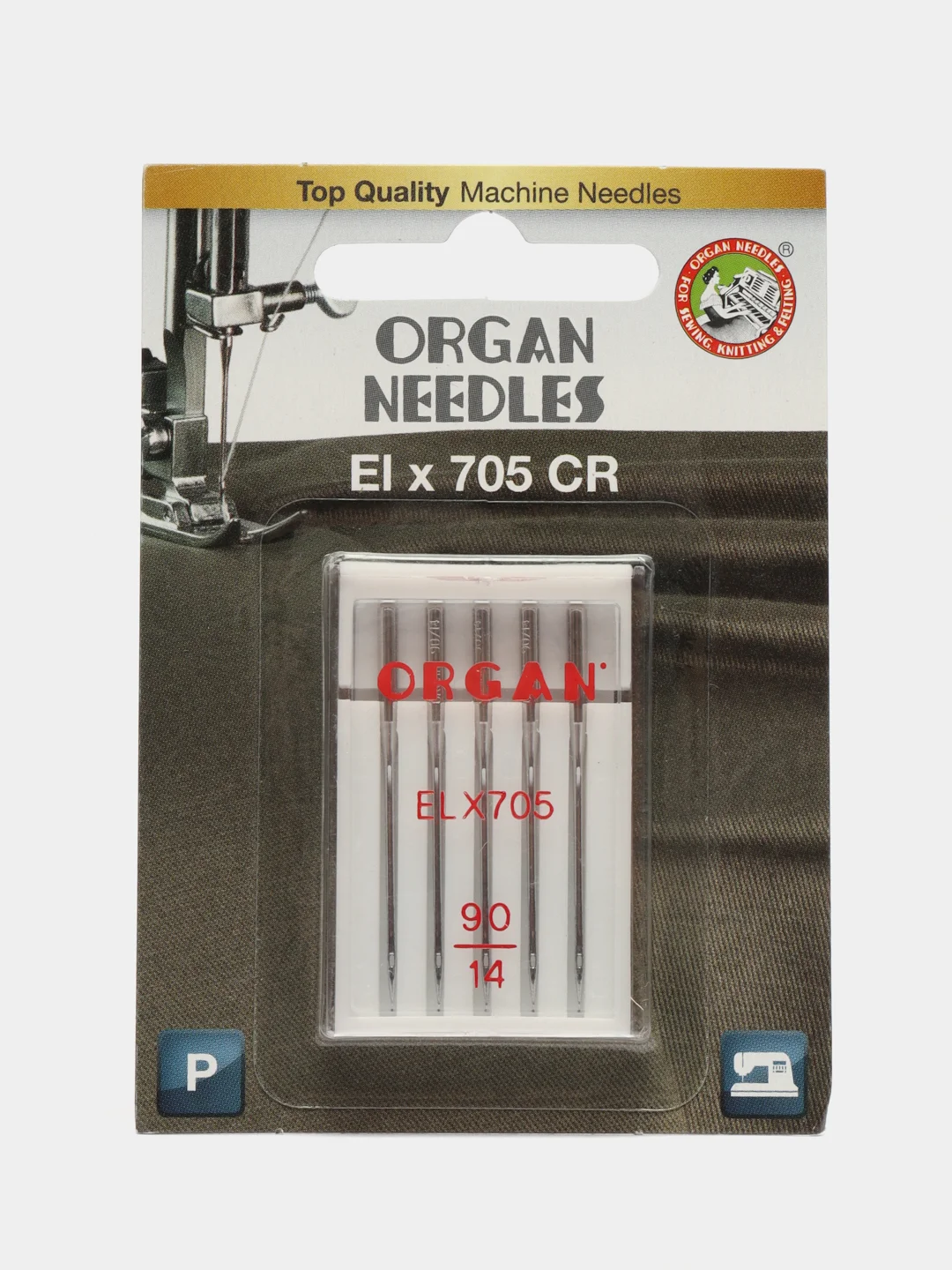 Иглы для распошивальных машин Organ ELx705CR, 5/90 Blister