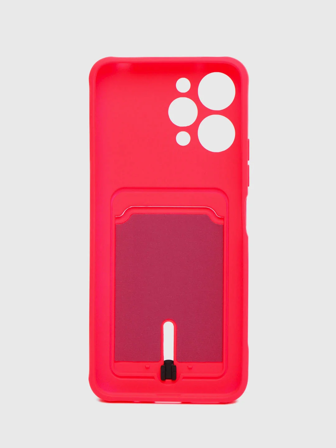 Фуксия чехол для Xiaomi Redmi 12 (Сяоми Редми 12), с карманом для карт