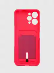 Фуксия чехол для Xiaomi Redmi 12 (Сяоми Редми 12), с карманом для карт