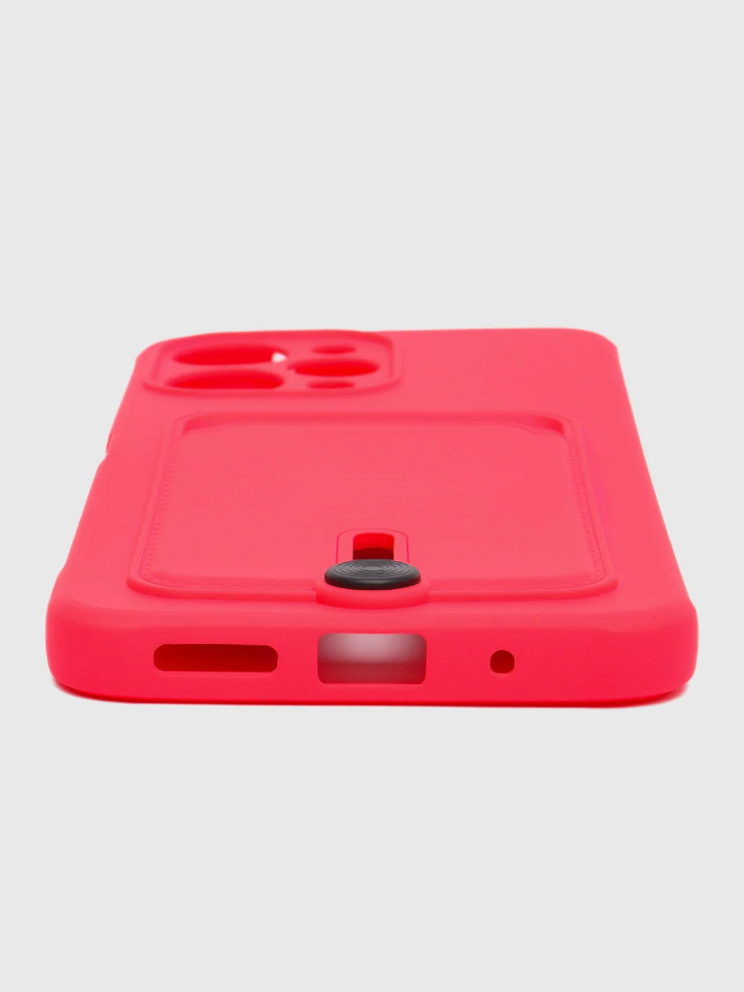 Фуксия чехол для Xiaomi Redmi 12 (Сяоми Редми 12), с карманом для карт