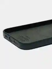 Морской кожаный чехол с MagSafe и анимацией подключения для iPhone 15