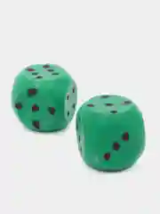 Белый кубики (кости) игральные "Для Покера" набор 5шт