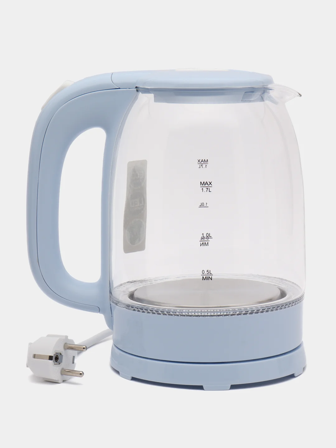 Чайник электрический Sakura SA-2740BL стеклянный, с подсветкой, 1,7 л