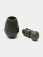 Зеленый коннектор рыболовный для поводков, отбойник, 2 в 1