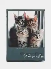 Синий меланж фотоальбом, на 36 фото, 10 х 15, твёрдая обложка