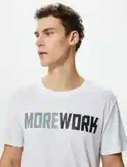 Белый футболка мужская Koton трикотажная
