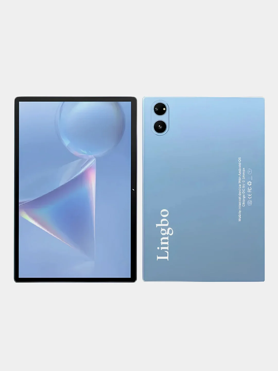 Голубой планшет Lingbo A98, 10,1", 4 / 128 ГБ