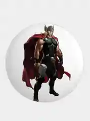 Манго значок, пин на одежду "Супергерои Marvel", 37 мм., круглый, металлический