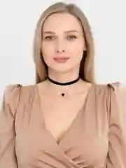 Бархатный чокер с подвеской "Сердечко" женский/детский/подростковый