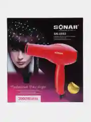 Черный фен для волос Sonar SN-8892, 3000 Вт