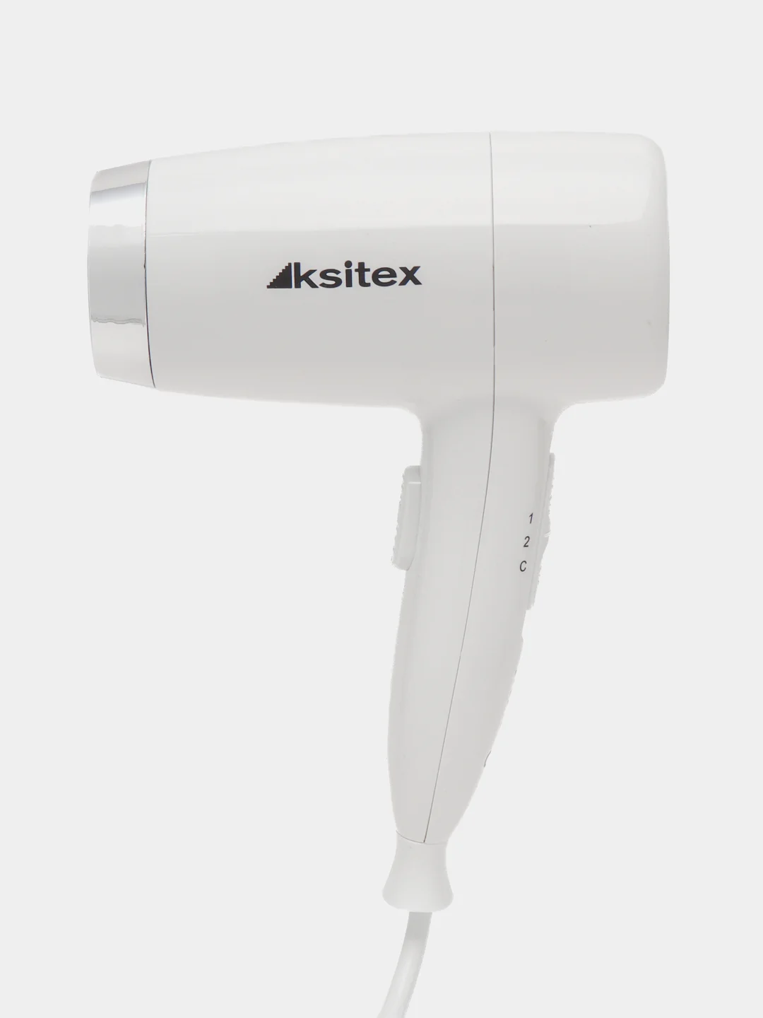 Фен для волос настенный KSITEX F-1800 W, 1800Вт, 2 скорости, белый