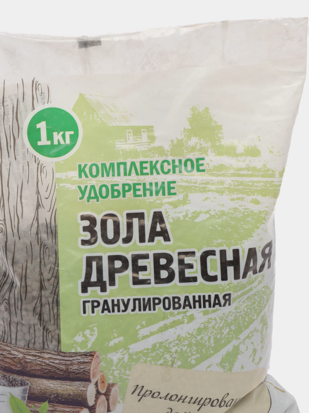 Зола древесная, гранулированная, 1 кг Комплексное удобрение