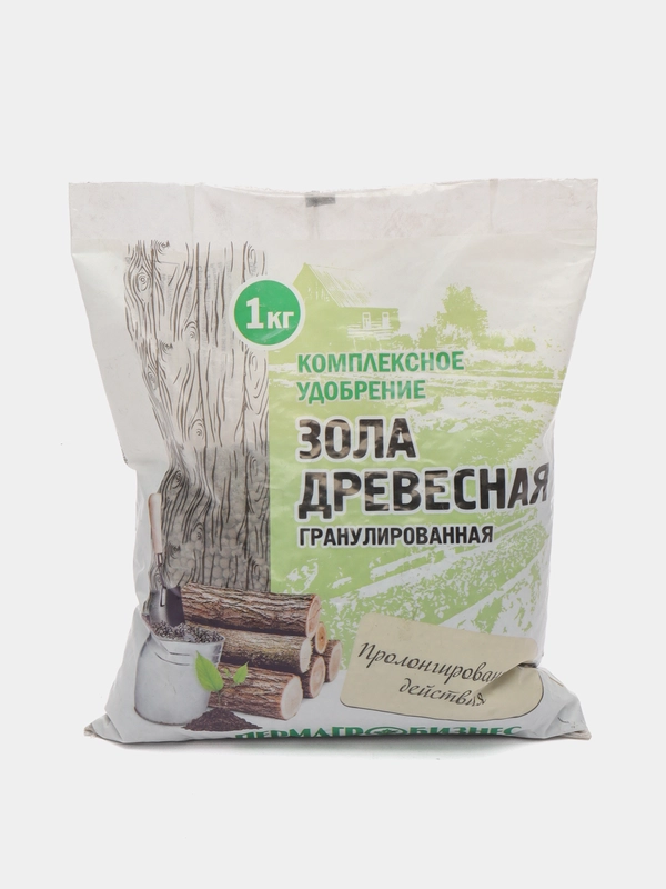 Зола древесная, гранулированная, 1 кг Комплексное удобрение
