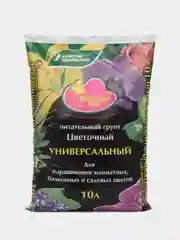 Торфогрунт "Цветочный рай", универсальный, 10 л "БХЗ"
