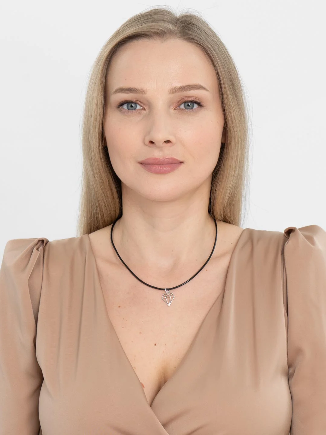 Чокер с подвеской, украшение на шею, из экокожи
