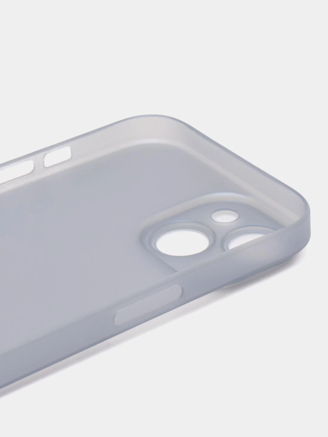 Голубой ультратонкий чехол для iPhone 15, хрупкий, тонкий