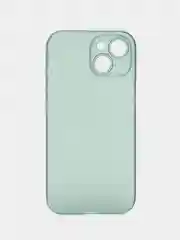 Зеленый ультратонкий чехол для iPhone 15, хрупкий, тонкий