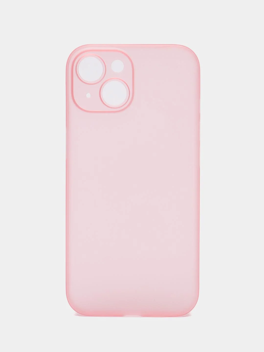 Красный ультратонкий чехол для iPhone 15, хрупкий, тонкий