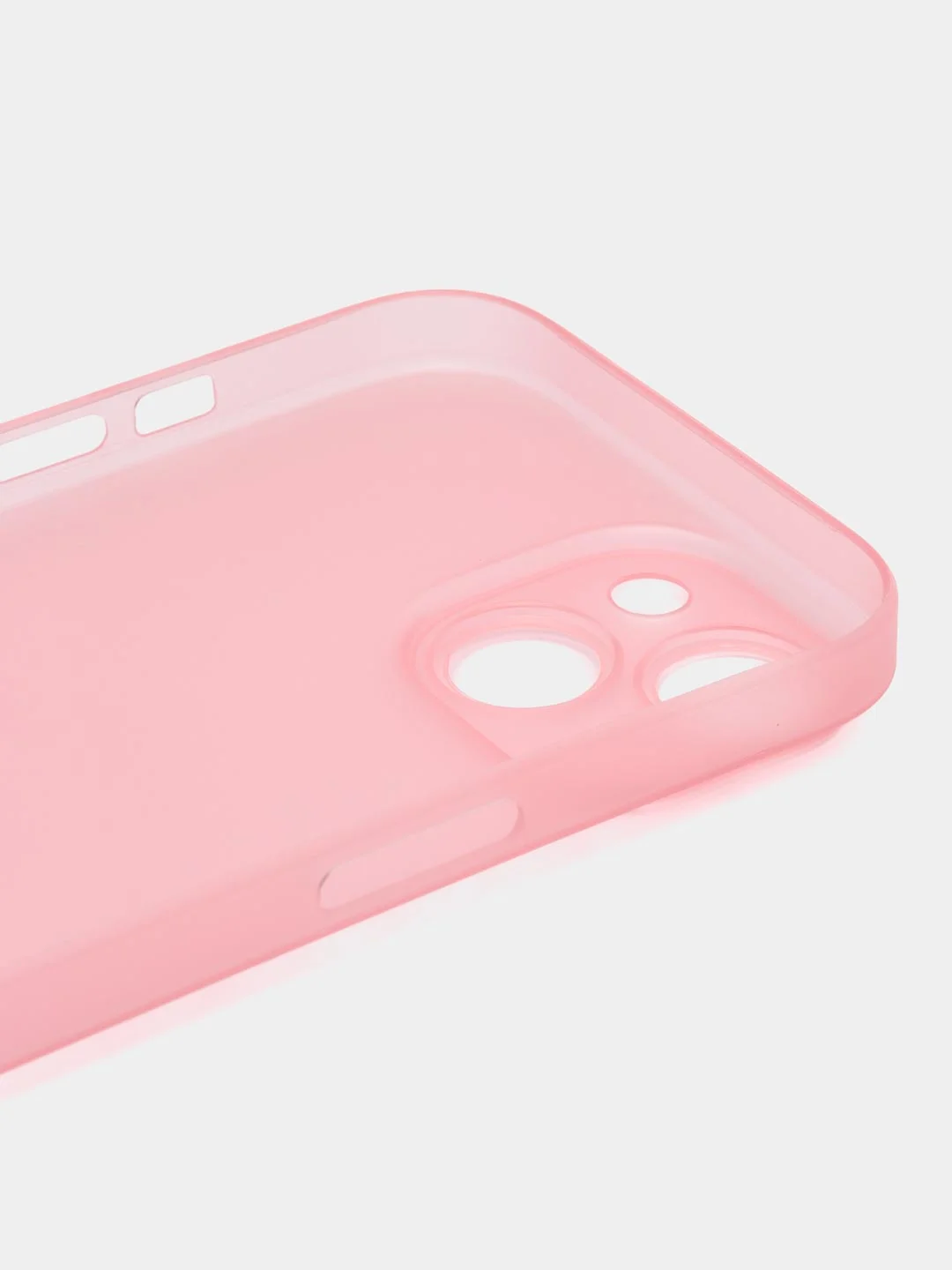 Красный ультратонкий чехол для iPhone 15, хрупкий, тонкий