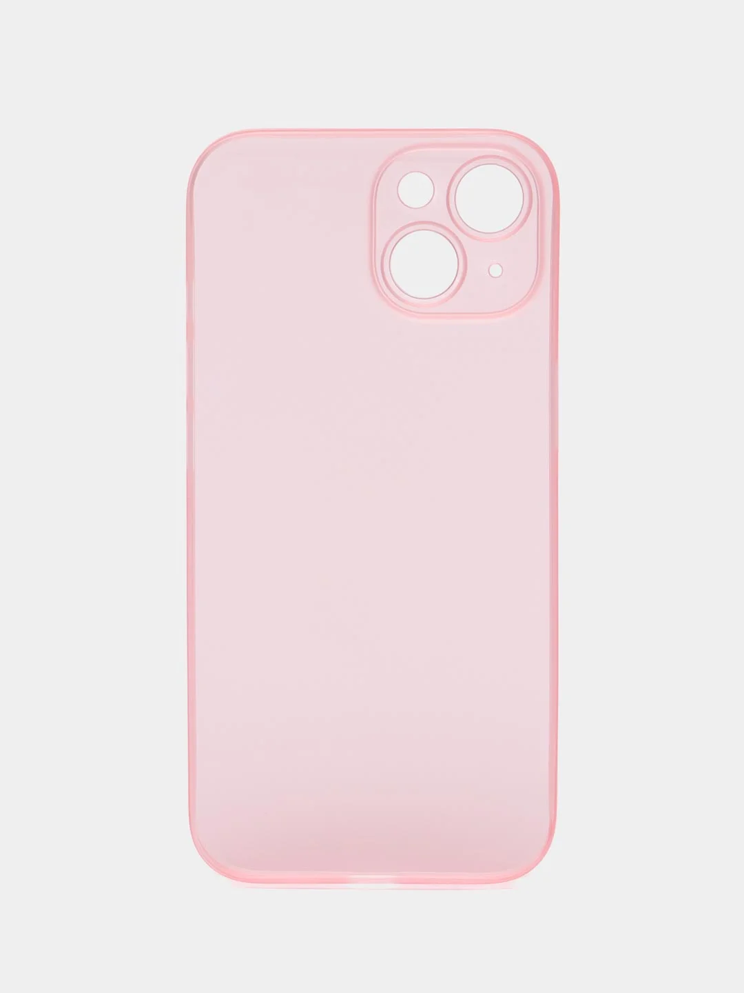 Красный ультратонкий чехол для iPhone 15, хрупкий, тонкий