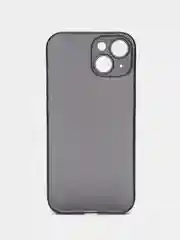 Тёмно-серый ультратонкий чехол для iPhone 15, хрупкий, тонкий