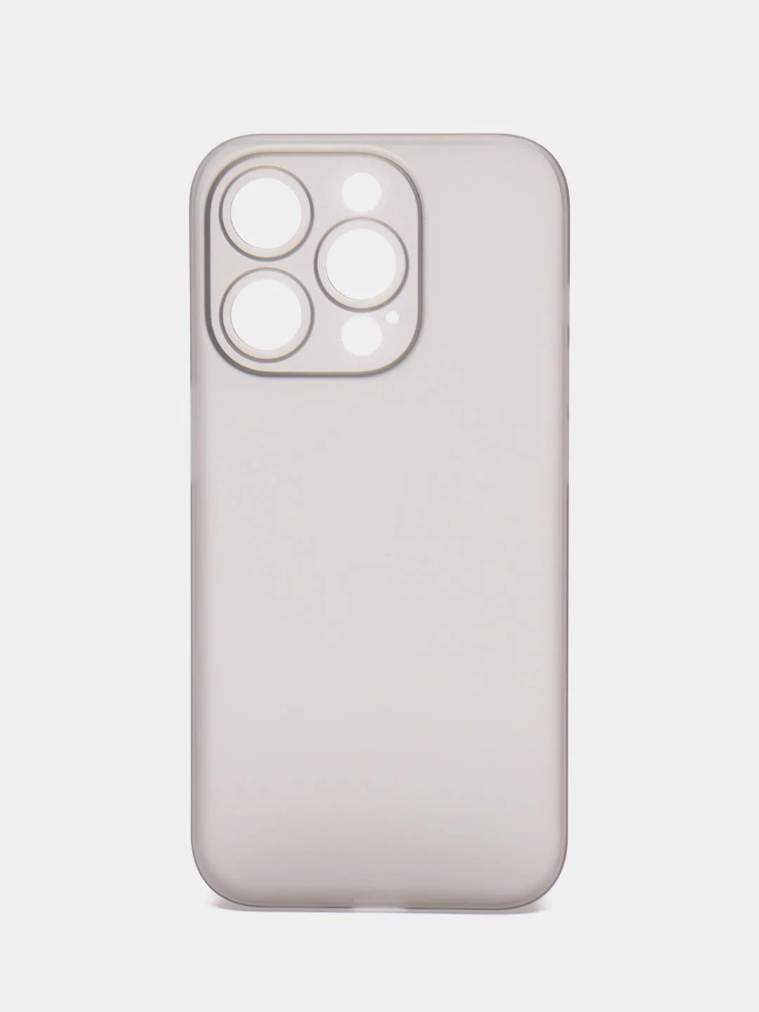 Серый ультратонкий чехол для iPhone 15 Pro, хрупкий тонкий
