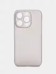 Серый ультратонкий чехол для iPhone 15 Pro, хрупкий тонкий