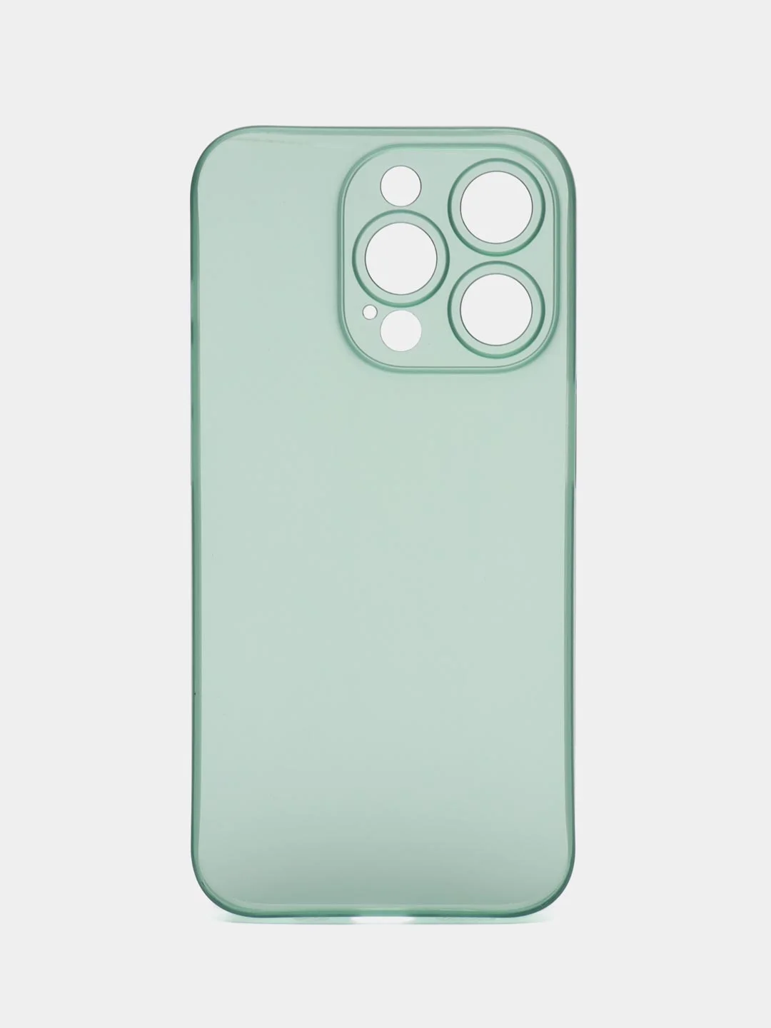 Зеленый ультратонкий чехол для iPhone 15 Pro, хрупкий тонкий