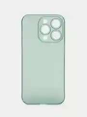 Зеленый ультратонкий чехол для iPhone 15 Pro, хрупкий тонкий