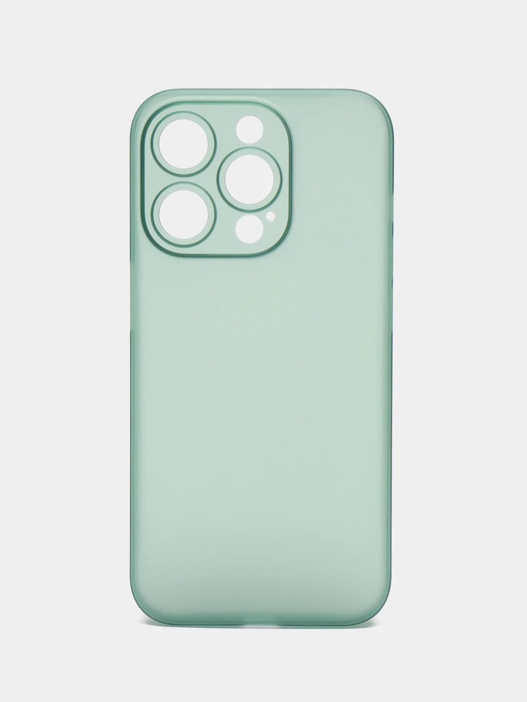 Зеленый ультратонкий чехол для iPhone 15 Pro, хрупкий тонкий