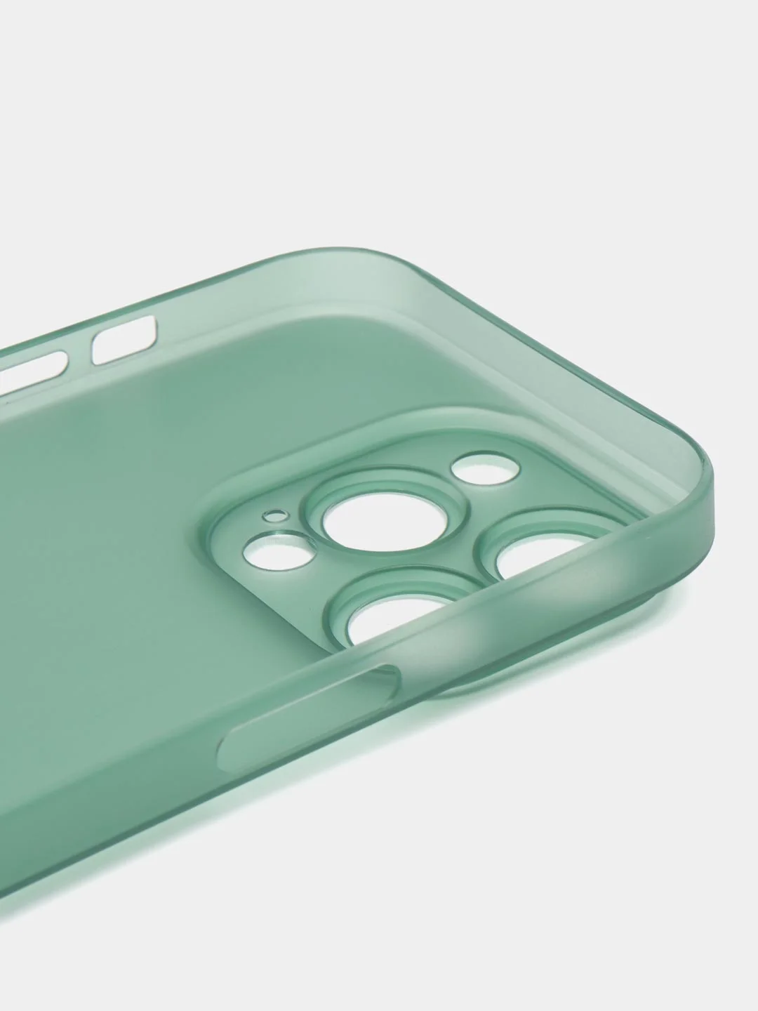 Зеленый ультратонкий чехол для iPhone 15 Pro, хрупкий тонкий