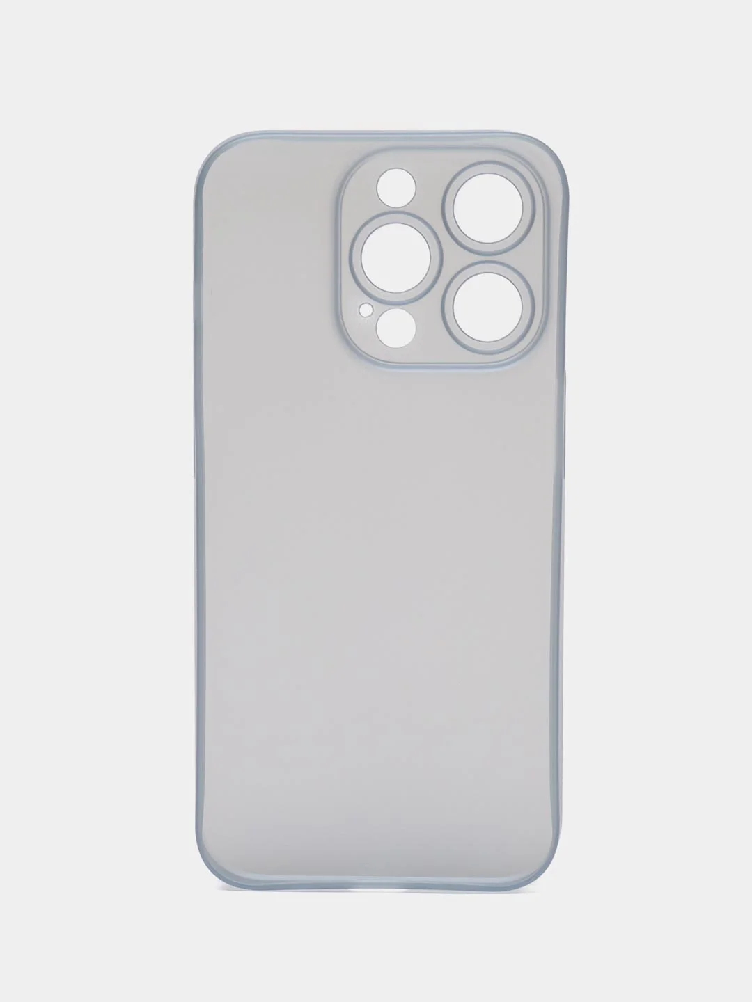 Голубой ультратонкий чехол для iPhone 15 Pro, хрупкий тонкий