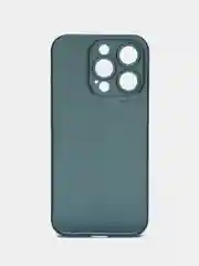 Синий ультратонкий чехол для iPhone 15 Pro, хрупкий тонкий