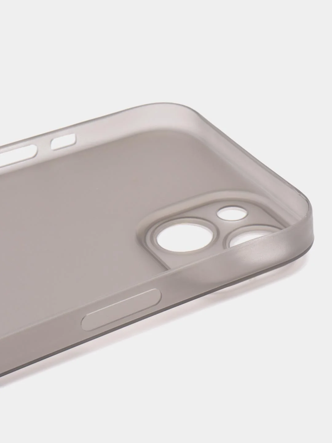 Серый ультратонкий чехол для iPhone 13, хрупкий, тонкий